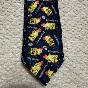 Nickelodeon Spongebob Squarepants Zapped Pants Tie Vintage